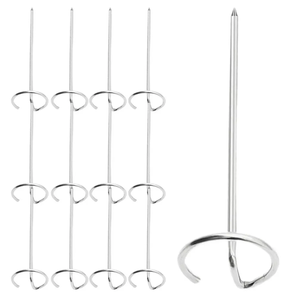 20pcs Vertical BBQ Skewers Set – Stainless Steel Universal Grill Rack for Kabobs & Meat - Image 2
