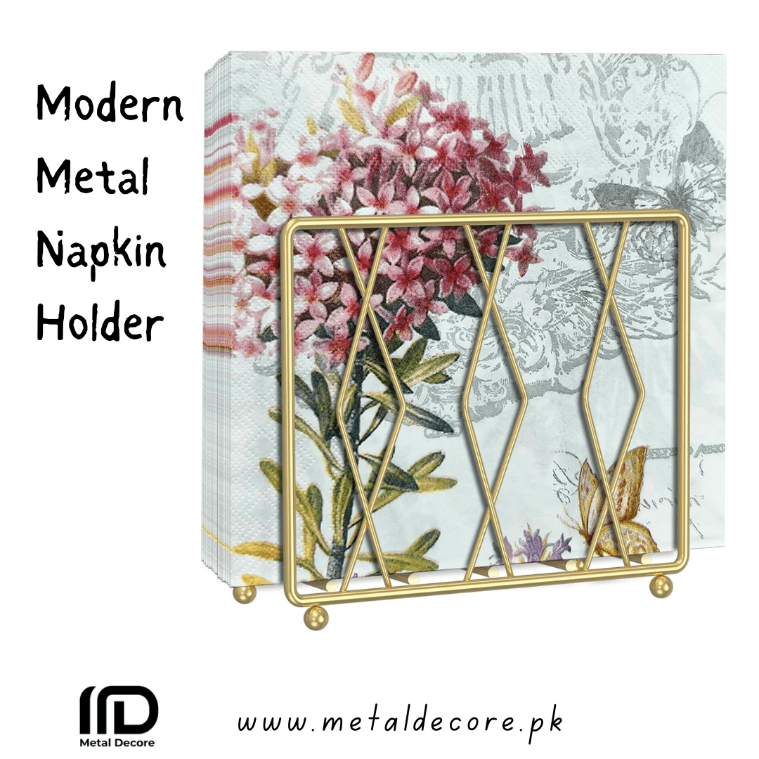 Metal Decore’s Luxe Napkin Holder – Elegance Redefined!